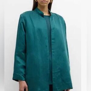 Eileen Fisher Teal Women's Blazer